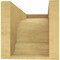 Ekena Millwork 9"W x 18"D x 9"H Wide Warren Rough Cedar Woodgrain TimberThane Corbel, Primed Tan CORUR09X18X09WARRCPR - alternate 3
